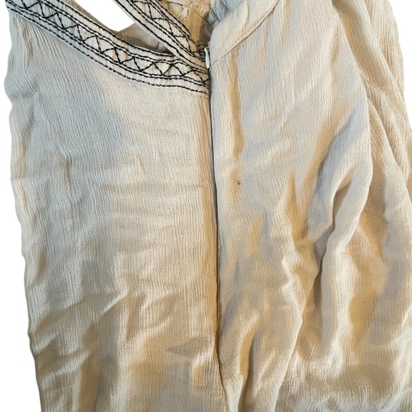 Illa Illa Cream Crepe Dress with Black Detail | Size Small - Picture 5 of 7